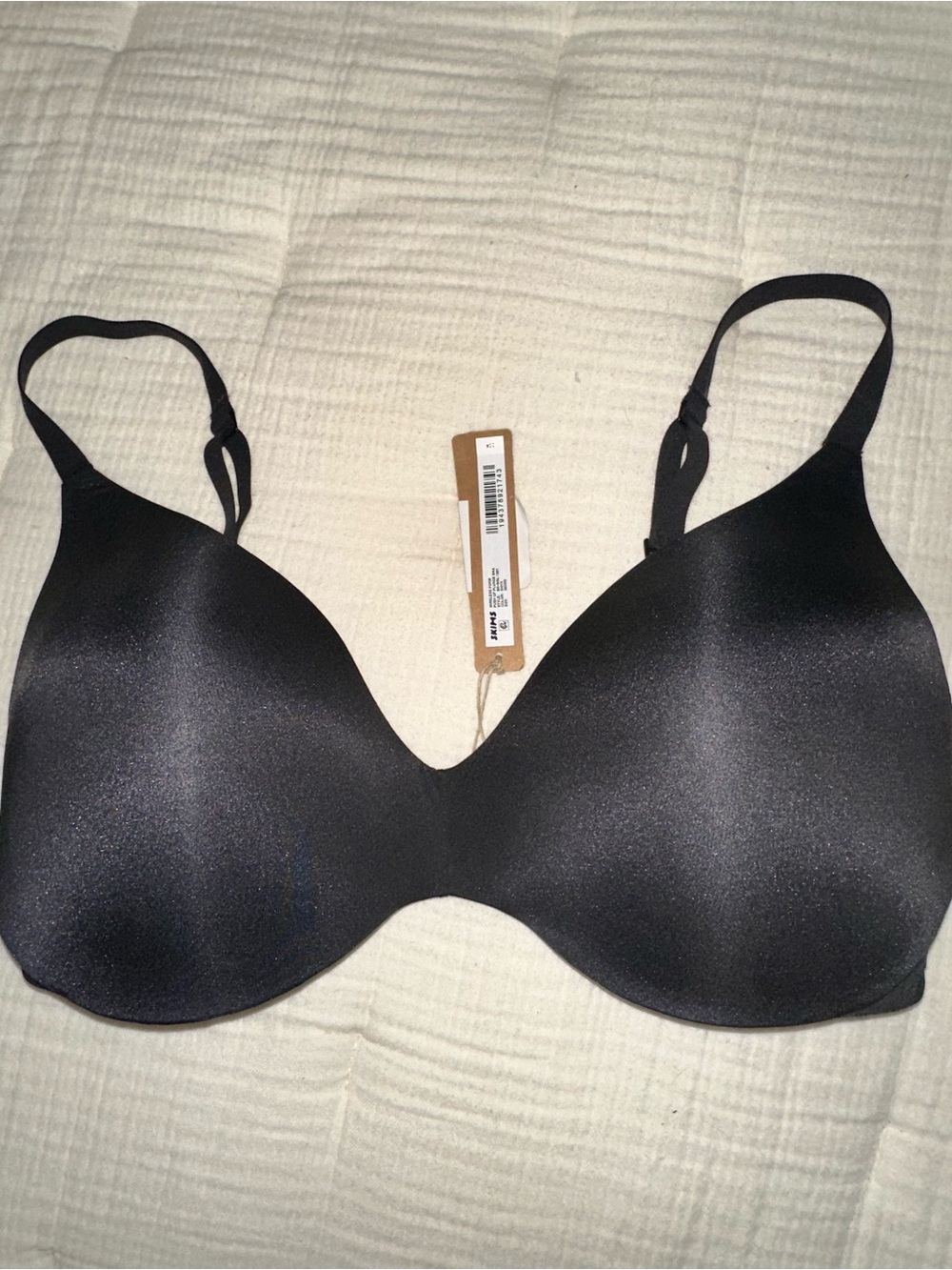 SKIMS Wireless Form Push Up Plunge Bra Black Onyx - NWT 36DDD